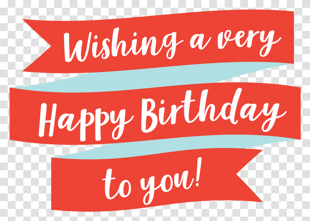 Happy Birthday Banner Svg Cut File Wish You A Very Happy Birthday, Label, Text, Word, Food Transparent Png