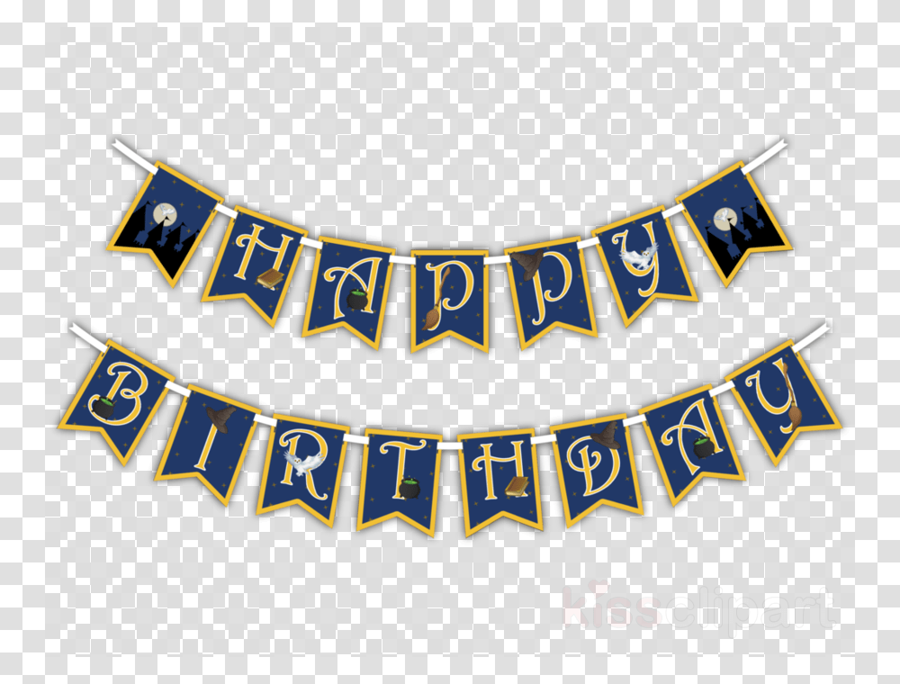 Happy Birthday Banner, Word, Texture, Label Transparent Png