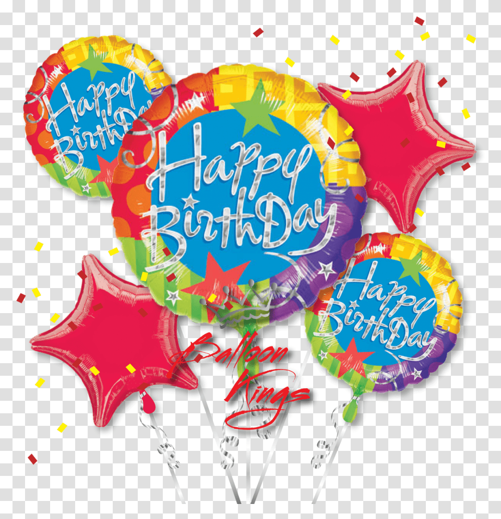 Happy Birthday Blitz Bouquet Get Well Soon, Paper, Balloon, Confetti, Graphics Transparent Png