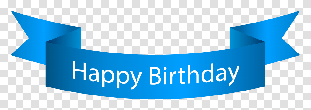 Happy Birthday Blue Banner Clip Art Gallery, Word, Logo, Trademark Transparent Png