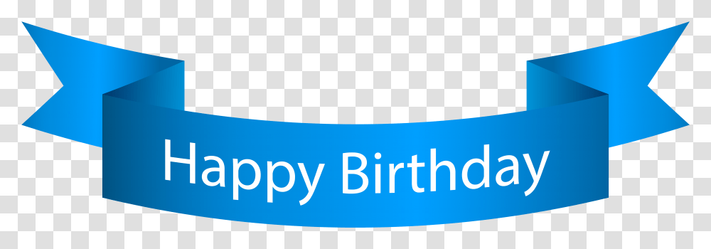 Happy Birthday Blue Banner, Word, Label, Outdoors Transparent Png