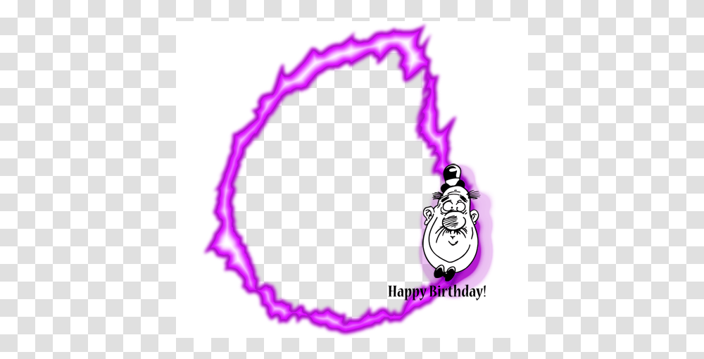 Happy Birthday Border Clipart, Oval, Purple, Diaper, Bottle Transparent Png