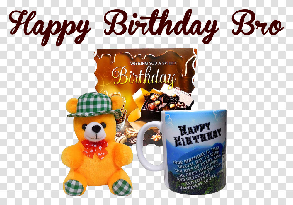 Happy Birthday Bro Photo Poster, Coffee Cup, Advertisement, Paper, Flyer Transparent Png