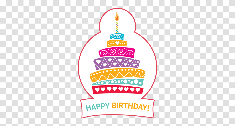 Happy Birthday Cake Candle Fire Star Feliz Torta De, Label, Text, Clothing, Hat Transparent Png
