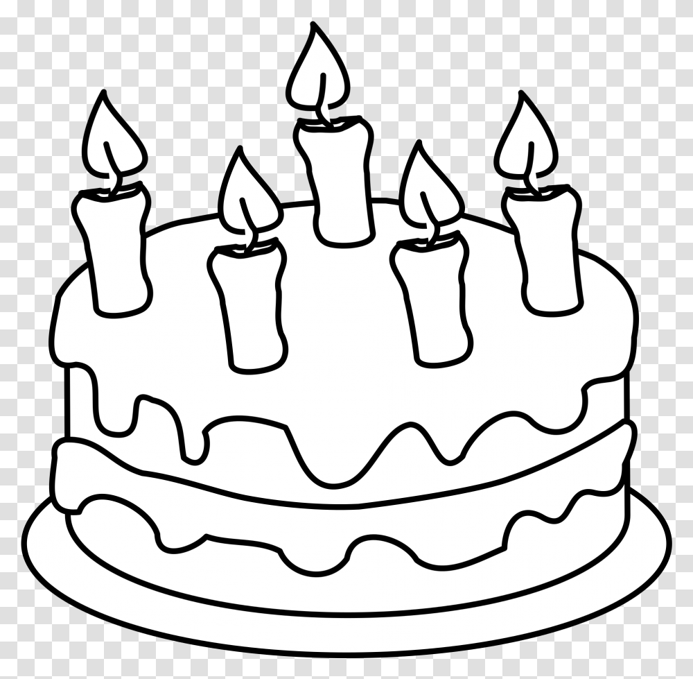 Happy Birthday Cake Clipart Colouring Pages Of Cake Birthday Cake Coloring Page, Dessert, Food, Sweets Transparent Png