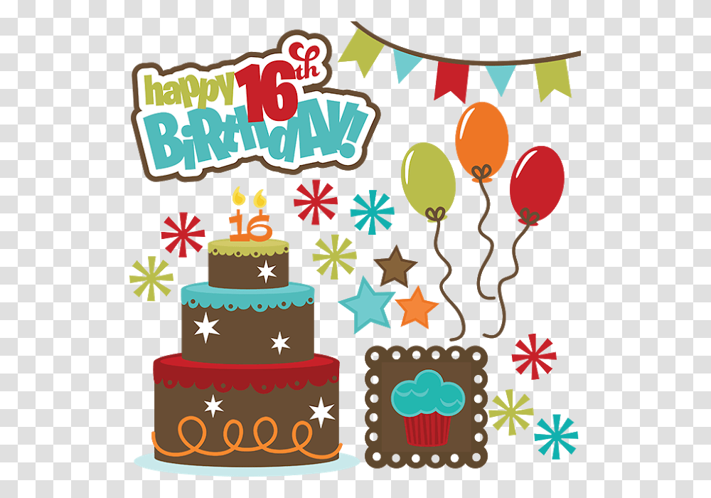 Happy Birthday, Cake, Dessert, Food, Birthday Cake Transparent Png