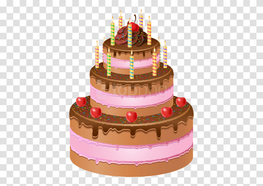 Happy Birthday Cake, Dessert, Food Transparent Png