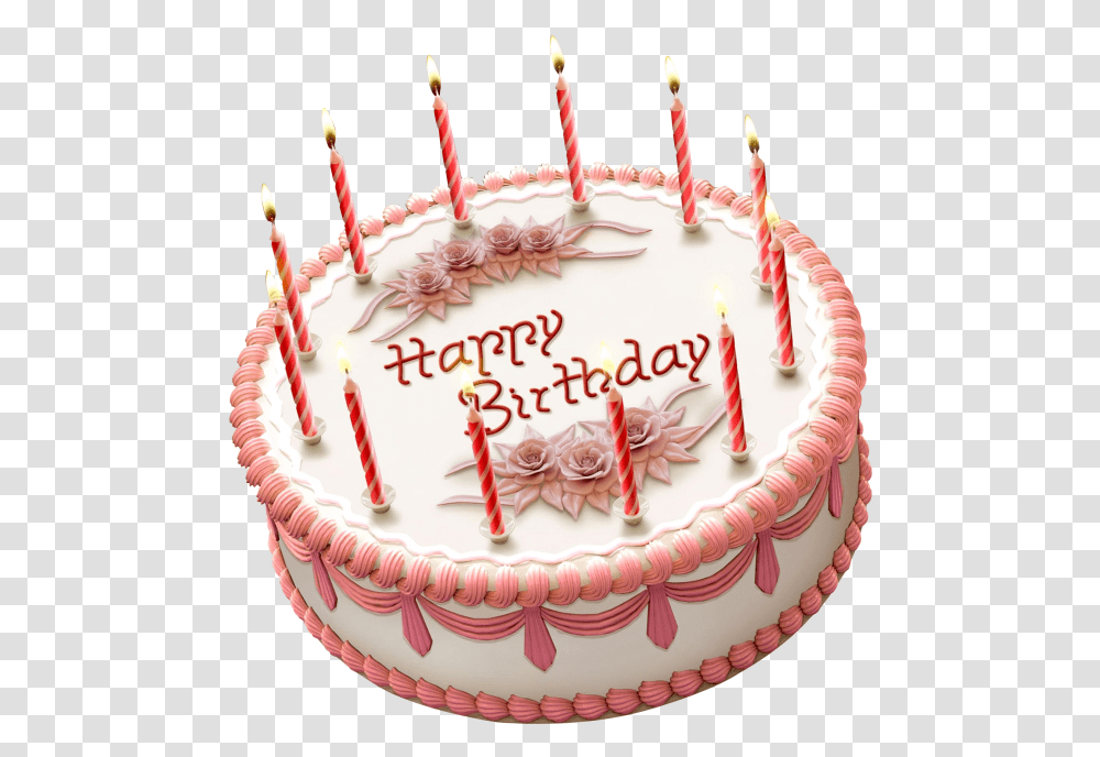Happy Birthday Cake Free Download Happy Birthday Cake, Dessert, Food, Icing, Cream Transparent Png