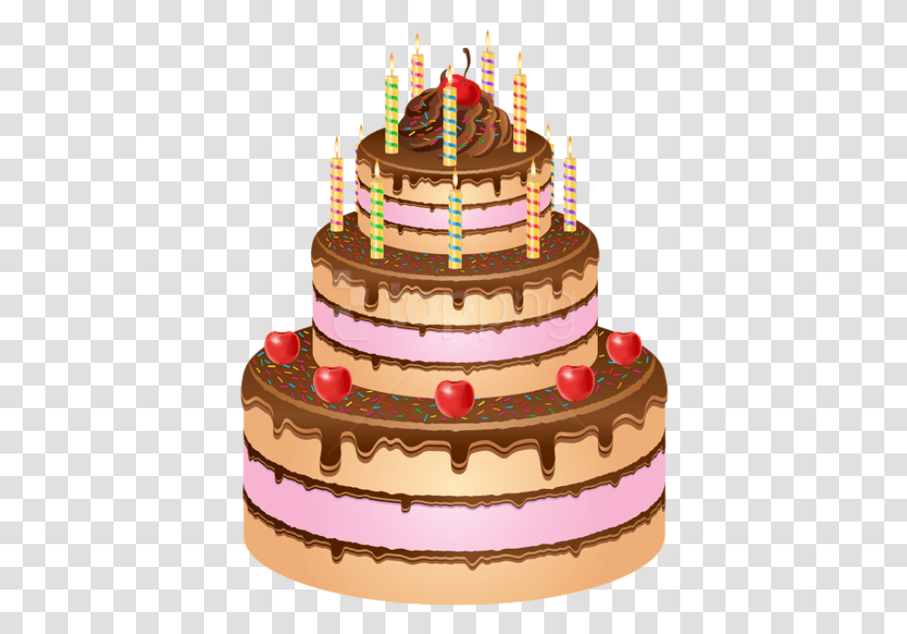 Happy Birthday Cake Hd Background Happy Birthday Cake, Dessert, Food Transparent Png