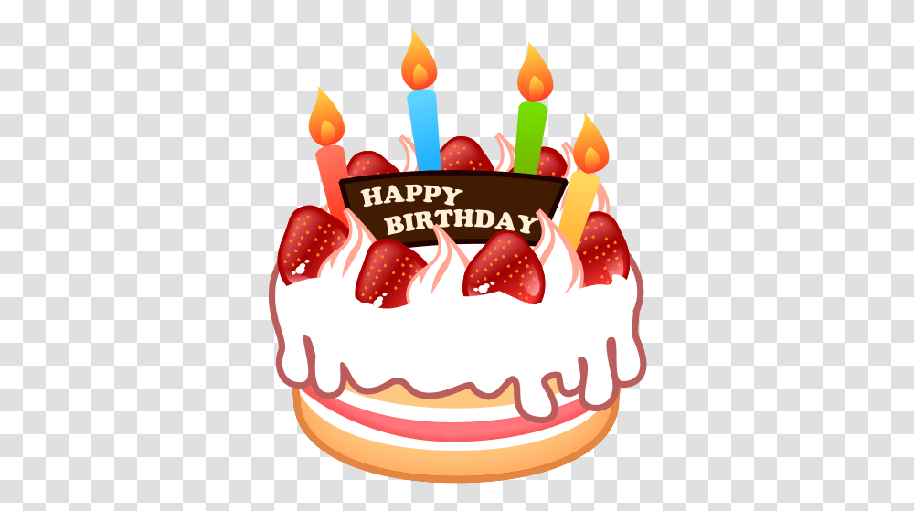 Happy Birthday Cake Image Cake Emoji Birthday Emoji, Dessert, Food Transparent Png