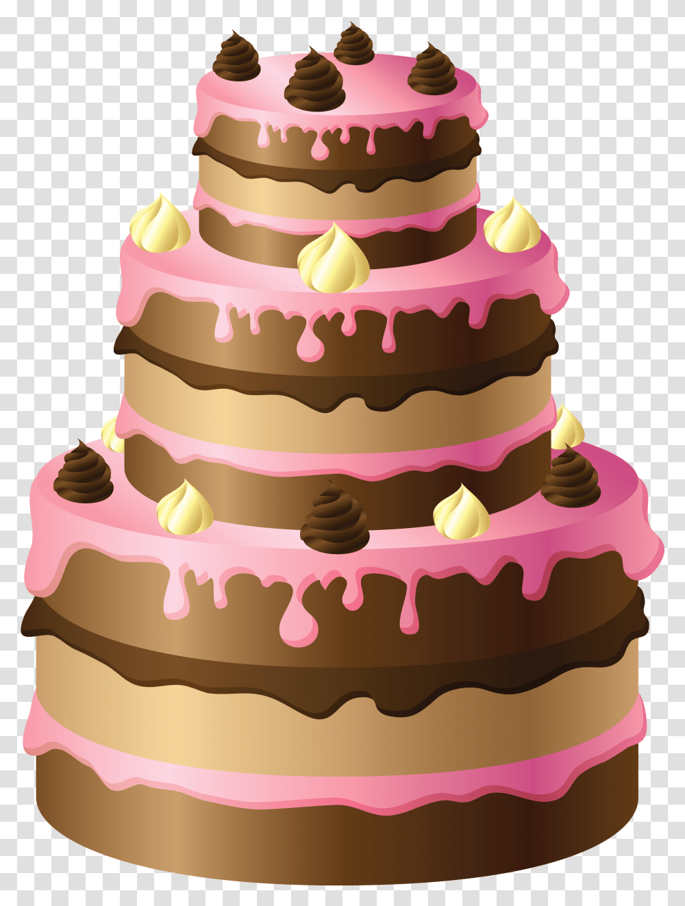 Happy Birthday Cake Images Clipart Cake With Background, Dessert, Food, Wedding Cake, Sweets Transparent Png