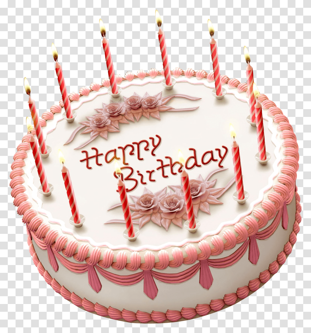 Happy Birthday Cake Images Happy Birthday Cake, Dessert, Food, Icing, Cream Transparent Png