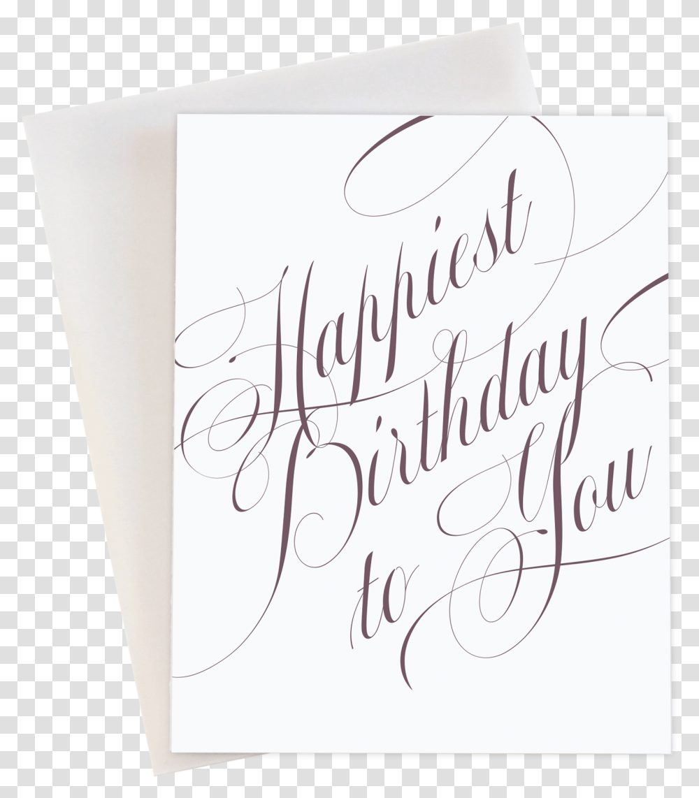 Happy Birthday Calligraphy Handwritten, Handwriting, Letter Transparent Png