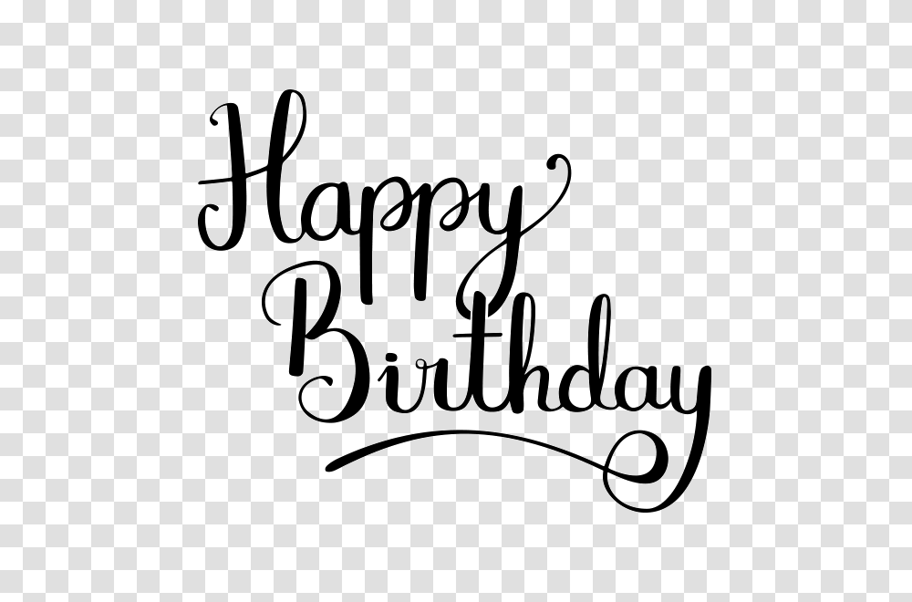 Happy Birthday Calligraphy Image, Handwriting, Letter, Label Transparent Png