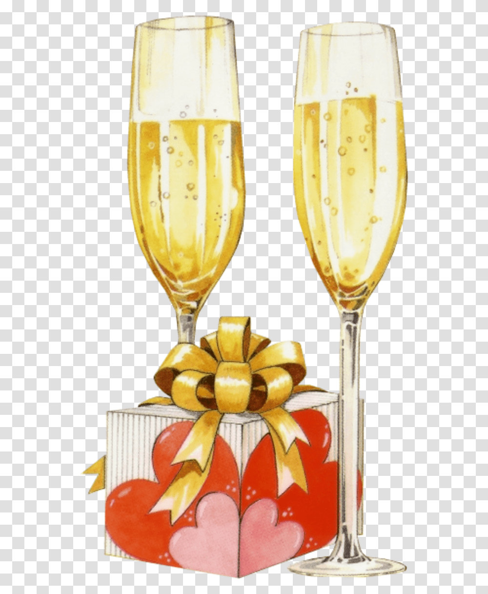 Happy Birthday Champagne, Glass, Goblet, Beverage, Drink Transparent Png