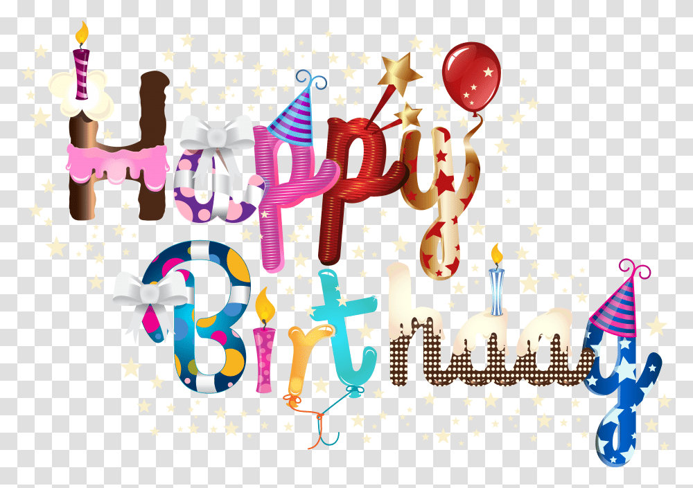 Happy Birthday Clip Art Image To You Happy Birthday Name Image, Text, Graphics, Paper, Confetti Transparent Png