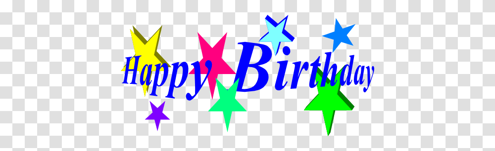 Happy Birthday Clip Art, Star Symbol, Logo, Trademark Transparent Png