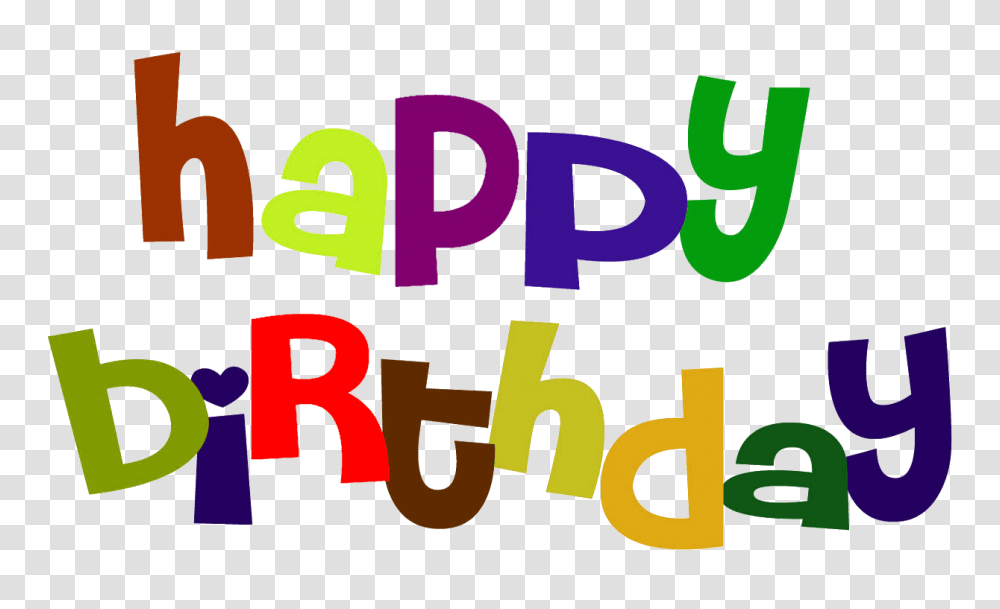 Happy Birthday Clip Art, Alphabet, Number Transparent Png