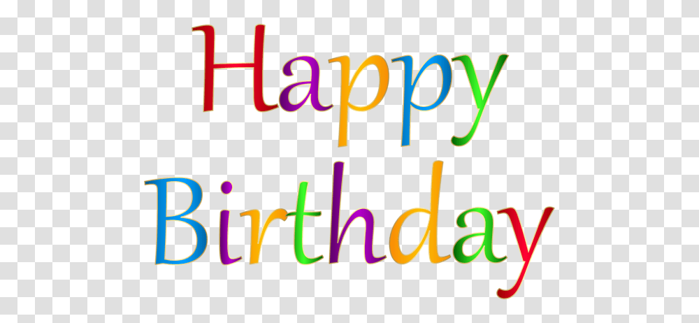 Happy Birthday Clip, Alphabet, Word, Handwriting Transparent Png