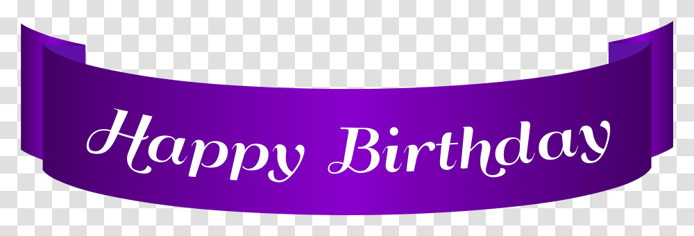 Happy Birthday Clipart Purple, Alphabet, Number Transparent Png