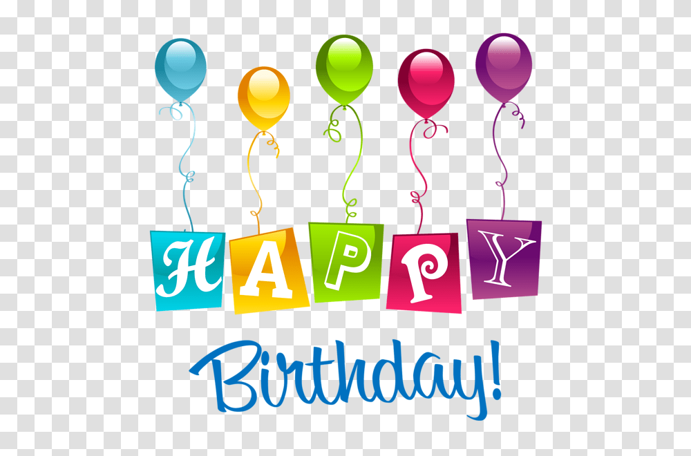 Happy Birthday Clipart, Balloon, Number Transparent Png