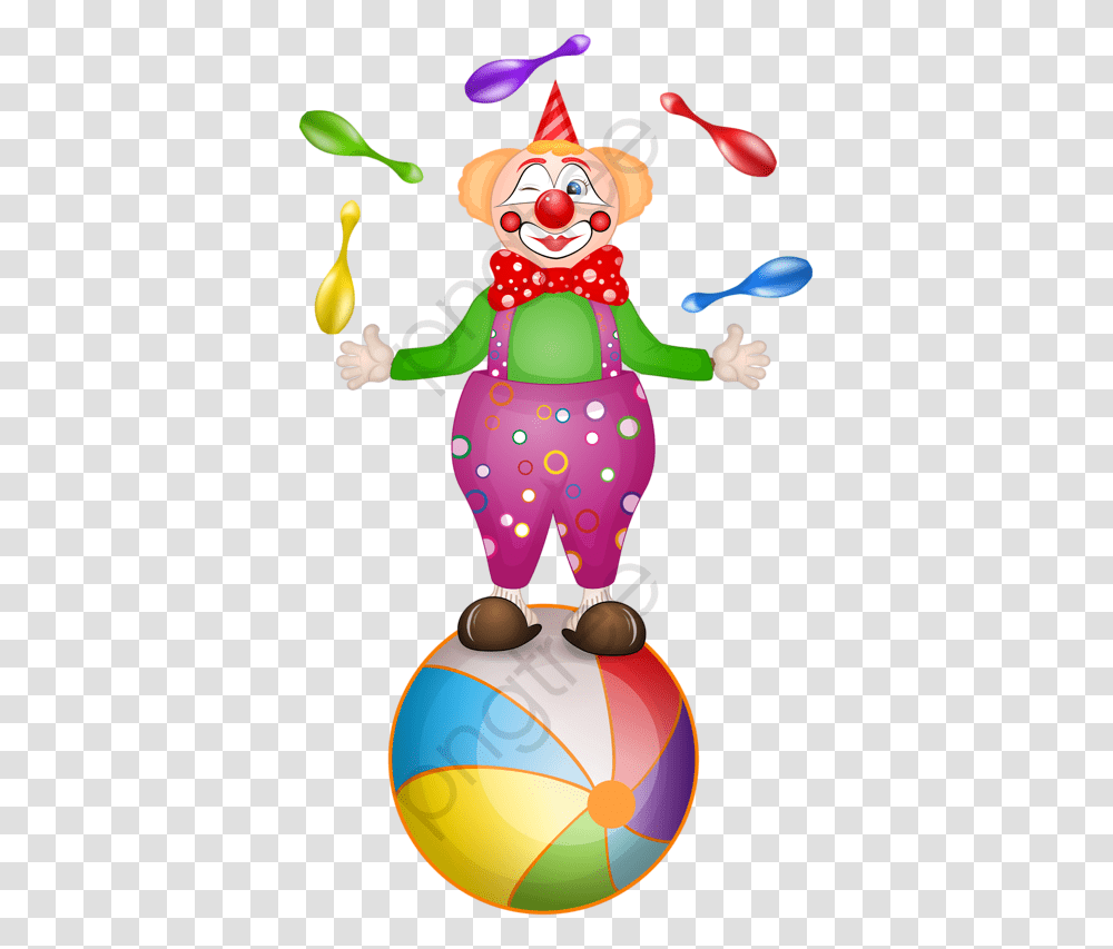 Happy Birthday Clown Cute, Performer, Juggling, Toy Transparent Png