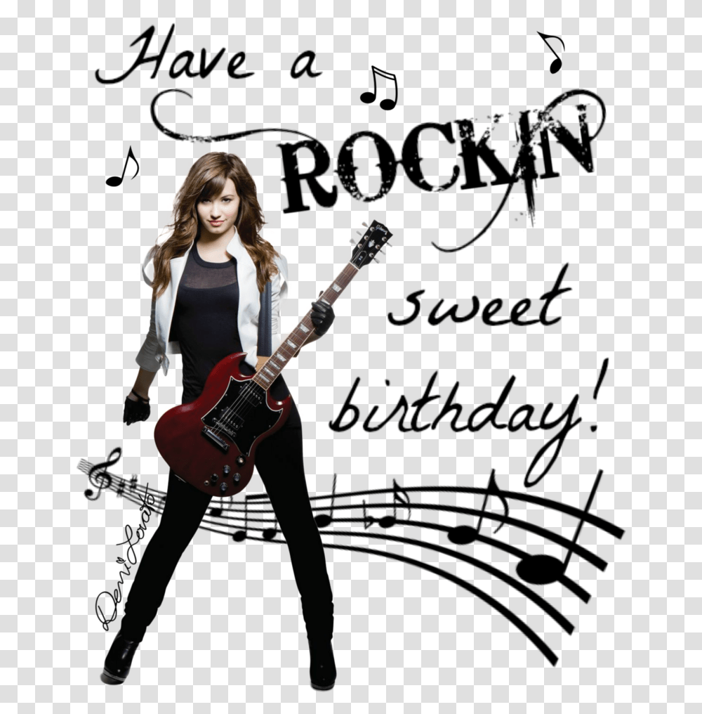 Happy Birthday Demi Demi Lovato Photoshoot Dont Forget, Guitar, Leisure Activities, Musical Instrument, Person Transparent Png