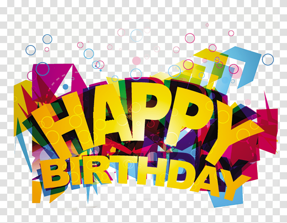 Happy Birthday Design, Paper Transparent Png