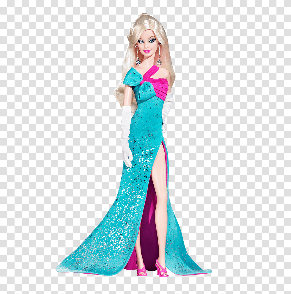 Happy Birthday Doll Barbie Collector, Apparel, Evening Dress, Robe Transparent Png