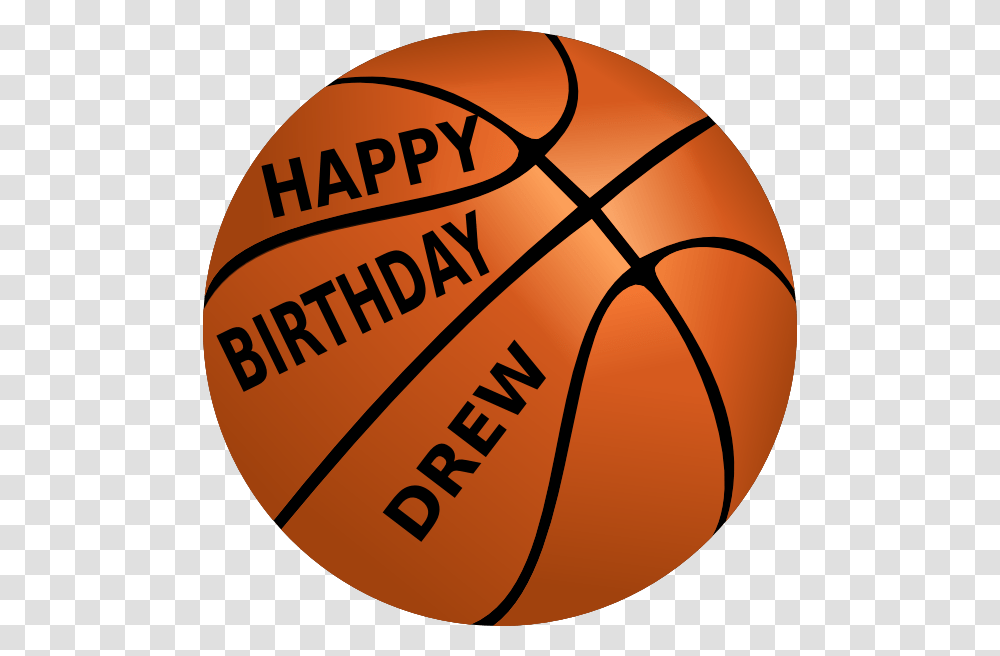 Happy Birthday Drew Clip Art, Team Sport, Sports, Basketball Transparent Png