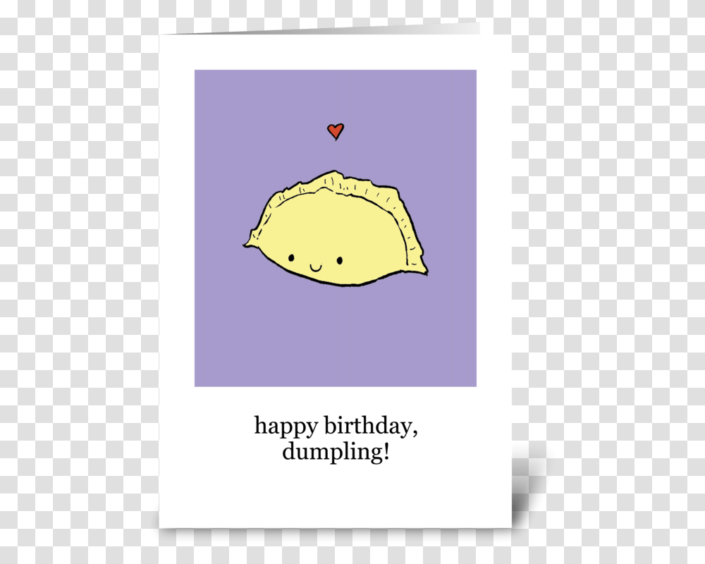 Happy Birthday Dumpling Greeting Card, Label, Plant, Paper Transparent Png