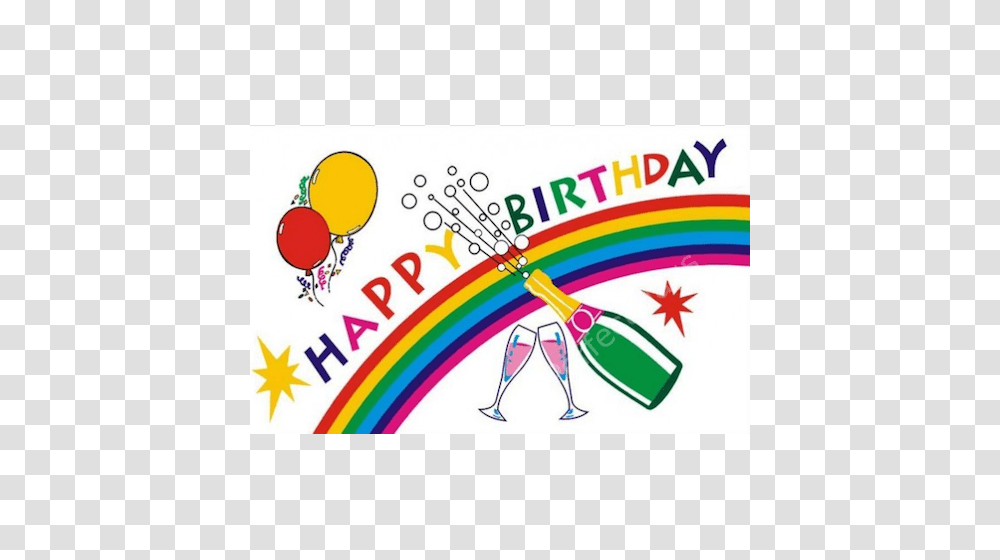 Happy Birthday Flag Happy Birthday Ballons Celebration And Wine Flag, Balloon, Person Transparent Png