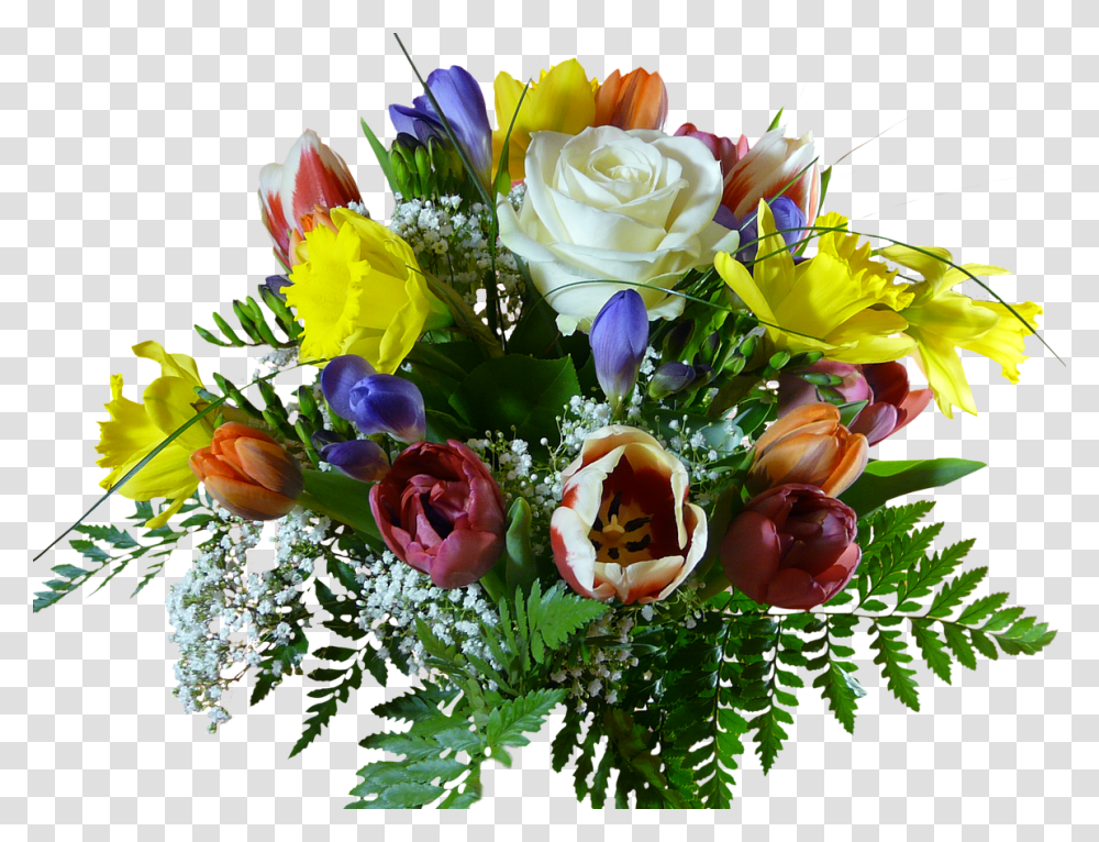 Happy Birthday Flowers Clipart, Plant, Blossom, Flower Bouquet, Flower Arrangement Transparent Png