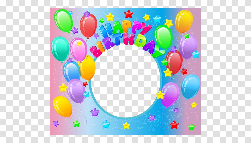 Happy Birthday Frame Image Happy Birthday Pic Hd Frame, Balloon, Purple, Number Transparent Png
