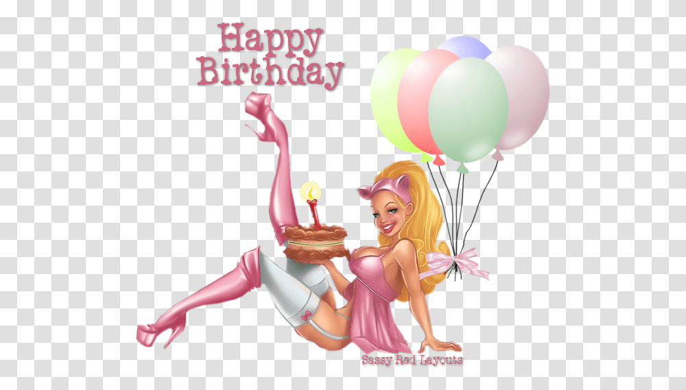 Happy Birthday Franc And Mark Have A Happy Birthday Sexy Card, Person, Human, Leisure Activities, Balloon Transparent Png