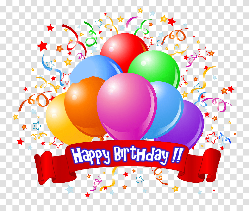 Happy Birthday Happy Birthday Image Psd, Balloon, Paper, Confetti, Graphics Transparent Png