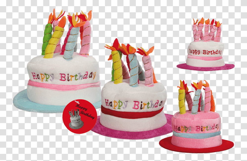 Happy Birthday Hat Image Birthday, Cake, Dessert, Food, Birthday Cake Transparent Png