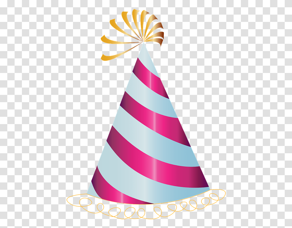Happy Birthday Hat Party Free Vector Birthday Hat Background, Clothing, Apparel, Party Hat Transparent Png