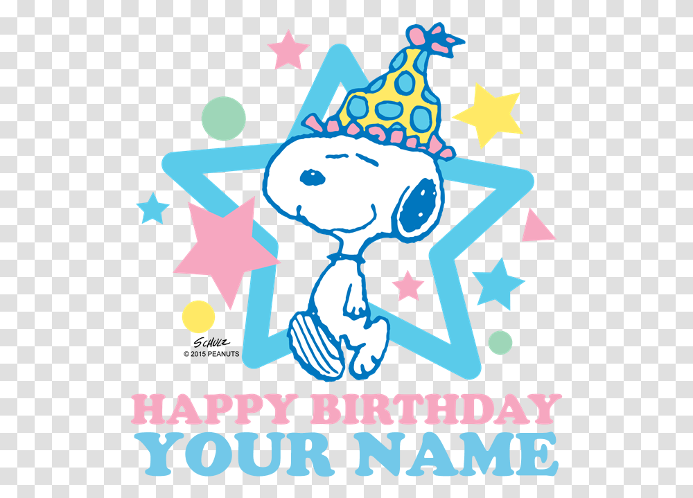 Happy Birthday Hat Snoopy And Woodstock Party Snoopy Birthday, Poster, Advertisement, Symbol, Star Symbol Transparent Png
