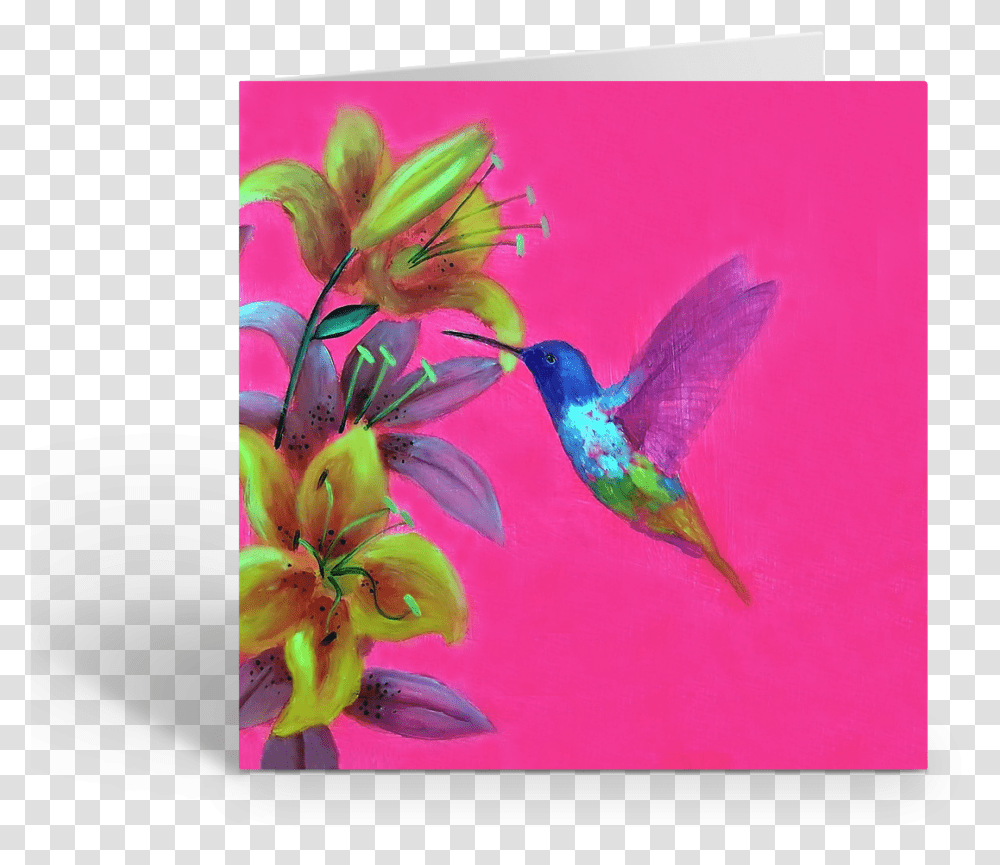 Happy Birthday Hummingbird Cards, Animal, Flower, Plant, Blossom Transparent Png
