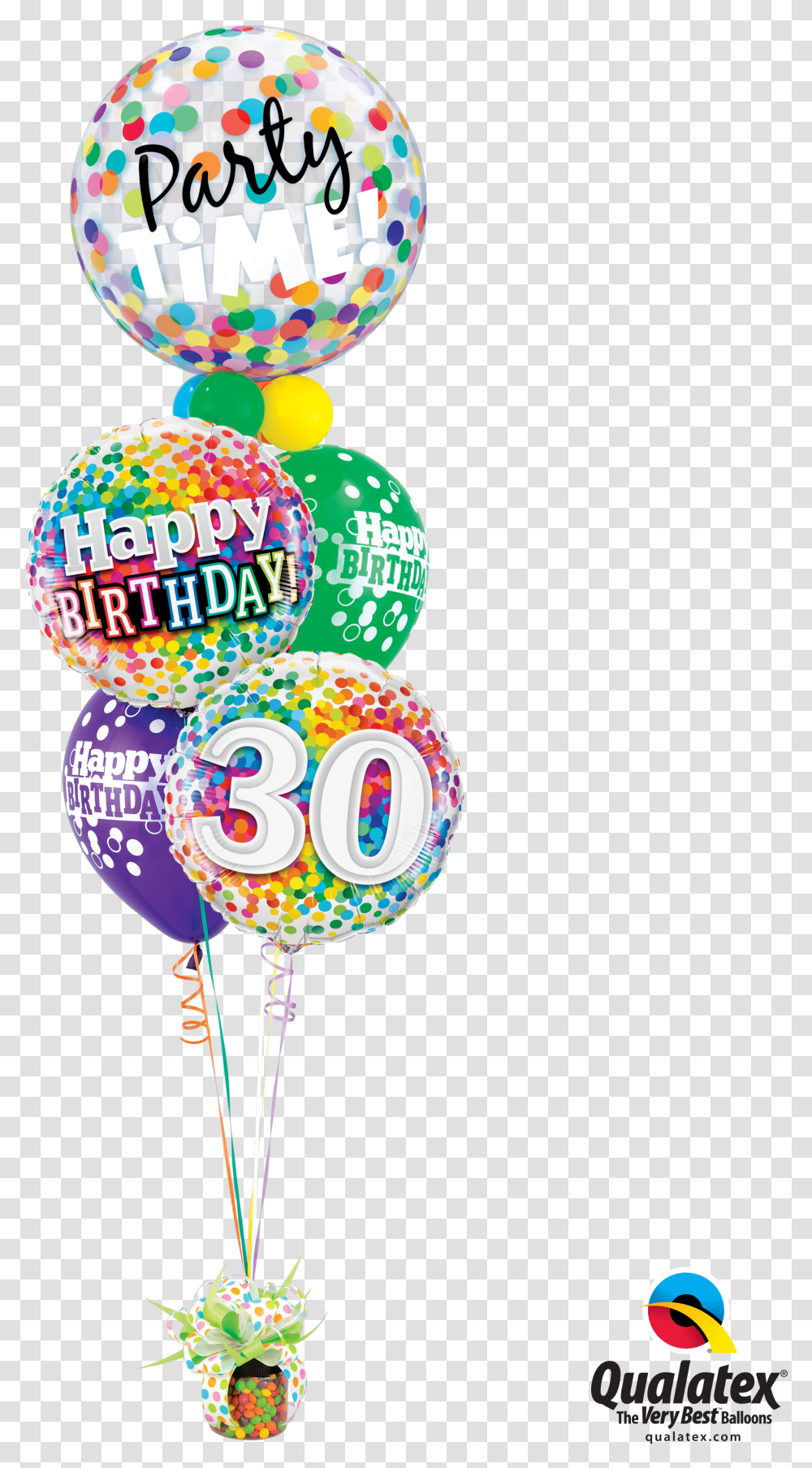 Happy Birthday Ice Cream Balloon, Paper Transparent Png