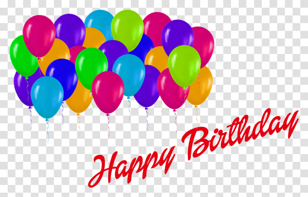 Happy Birthday Images Free Download Balloon Happy Birthday, Text Transparent Png