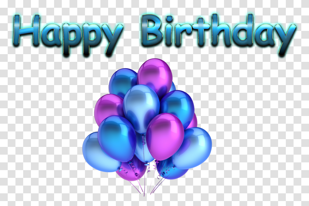 Happy Birthday Images Free Download, Balloon, Purple, Text, Graphics Transparent Png