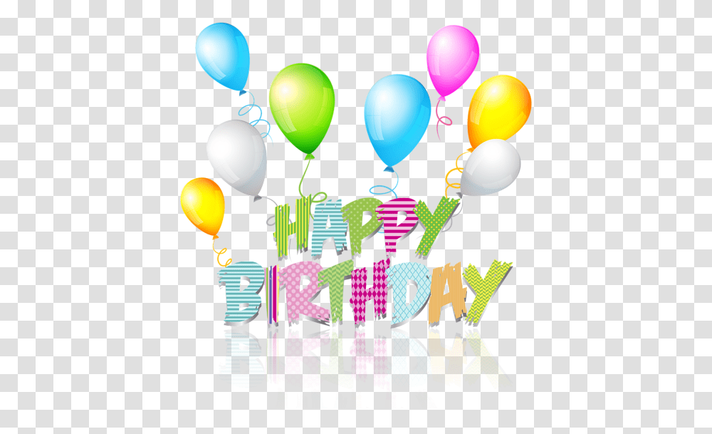 Happy Birthday Images Free Download Happy Birthday Text With Balloons Transparent Png