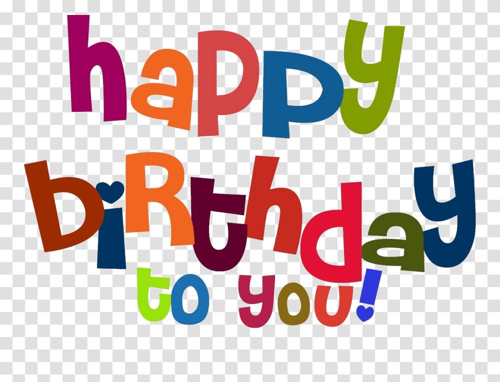 Happy Birthday Images Free Download, Alphabet, Word, Number Transparent Png