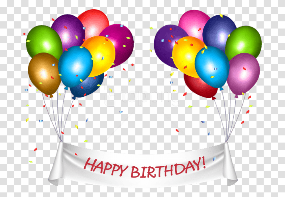 Happy Birthday Images Hd Background Happy Birthday, Balloon, Paper, Text Transparent Png
