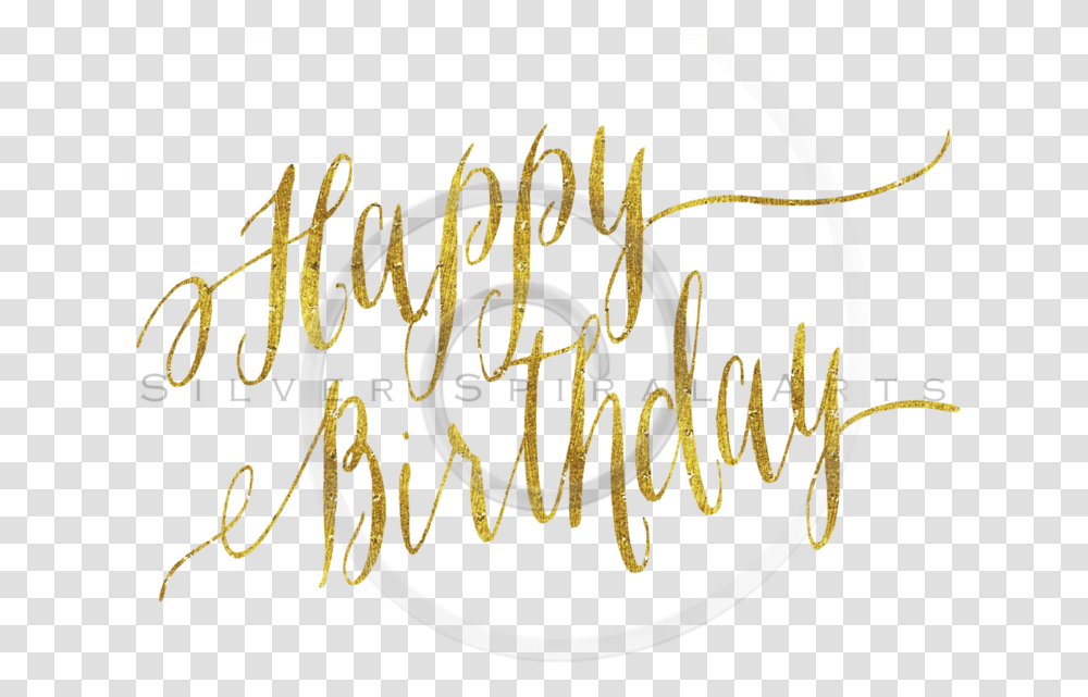 Happy Birthday In Faux Calligraphy Download Glitter Happy Birthday, Handwriting, Letter, Leisure Activities Transparent Png