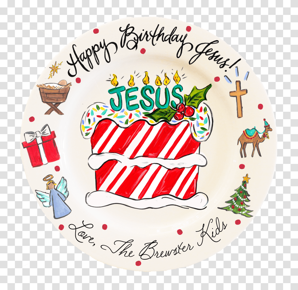 Happy Birthday Jesus Clipart Happy Birthday Jesus, Meal, Food, Dish Transparent Png