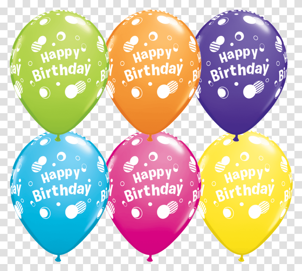 Happy Birthday Latex Balloons Transparent Png