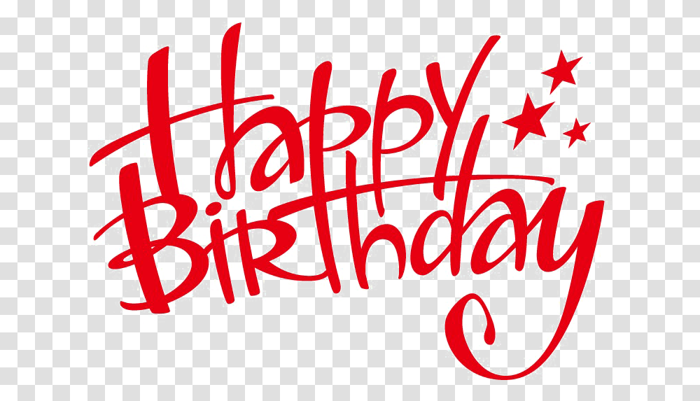 Happy Birthday Letter Download Image Happy Birthday, Label, Handwriting, Calligraphy Transparent Png